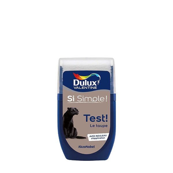 DULUX VALENTINE - Testeur peinture acrylique Si simple - Le Taupe - 30ml - large