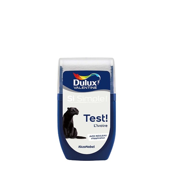 DULUX VALENTINE - Testeur peinture Si simple - L'Ivoire - 30ml - large