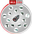 BOSCH - Scie à lame NanoBlade sans fil EasyCut 12 - 12V - 2.0 Ah - vignette