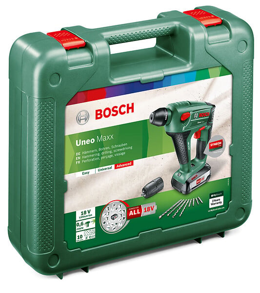 BOSCH - Perforateur sans-fil UNEO MAXX 18V - avec batterie 2.5Ah - large