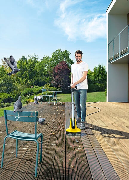 KARCHER - Brosse spéciale bois pour nettoyeur Kärcher PCL 4 - Lot de 2 - large