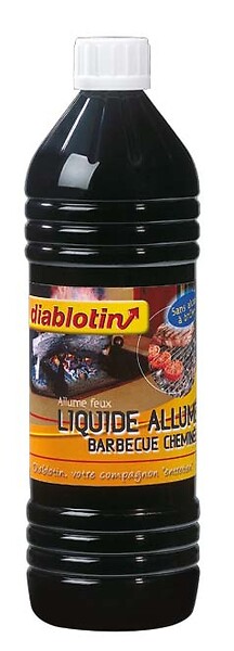 DIABLOTIN - Liquide allume barbecue-cheminée DIABLOTIN - 1L - large