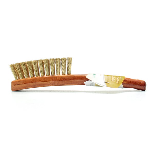 GERLON - Brosse métallique - Acier laitonné - 50 touffes - large