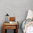 GRANDECO - Papier peint Uni perspective lin - Gris - L.10,05m x l.53cm - vignette