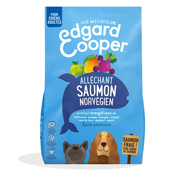 EDG COOPER - Croquettes pour chien au saumon frais - 12 kg - large