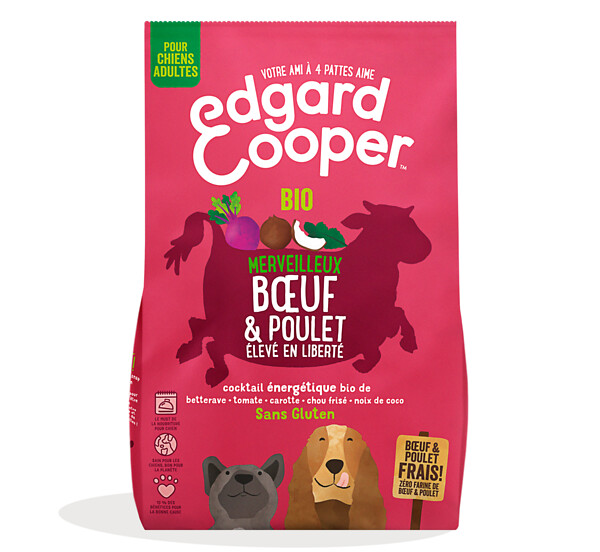 EDG COOPER - Croquettes Bio Sans Gluten Chien Adulte 7kg - large
