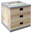ASTIGARRAGA KIT LINE - Bloc rangement 3 tiroirs pin massif - 36,2cm - vignette