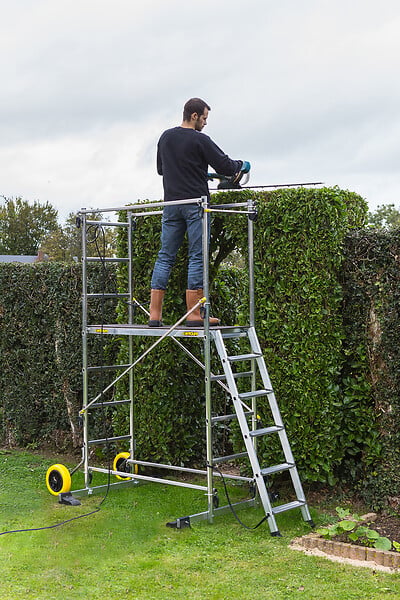 CENTAURE - Echafaudage mobile aluminium Garden Up - 3m40 - large
