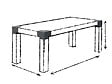SUKI - Connecteur T poteau 9x9cm - Anthracite - L.205xl.150xH.95mm - vignette