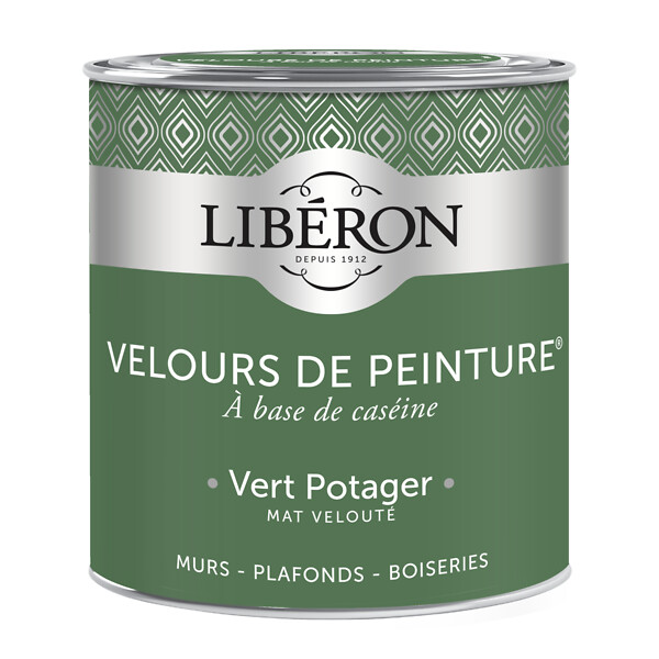 LIBERON - Peinture murale velours - Vert potager - 0,5L - large