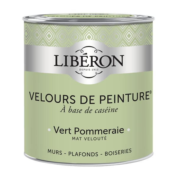 LIBERON - Velours de peinture - Vert pommeraie - Mat - 0,5L - large