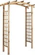 CERLAND - Pergola double en pin Arc - Naturel - L.160xH.228.5xP.72cm - vignette