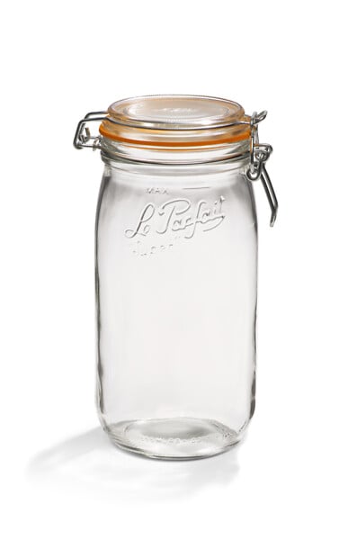LE PARFAIT - Lot de 6 bocaux 1.5 litres diamètre 85 - large