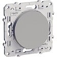 SCHNEIDER ELECTRIC - Va-et-vient aluminium - Odace - Argent - 10 A - vignette