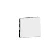 LEGRAND - Poussoir Mosaic Easy-Led 6A 2 modules - Blanc - 250V - vignette