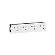 LEGRAND - Quadruple prise de courant Mosaic Link - Blanc - 8 modules - vignette