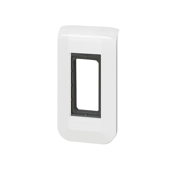 LEGRAND - Plaque de finition Mosaic - 1 module - Blanc brillant - large