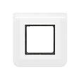 LEGRAND - Plaque Mosaic avec support à vis pour 2 modules - blanc - vignette