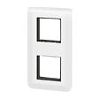 LEGRAND - Plaque de finition Mosaic 2x2 modules - Verticale - Blanche - vignette
