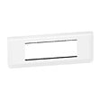LEGRAND - Plaque Mosaic 6 modules horizontal - Blanc - Fixation vis - vignette