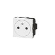 LEGRAND - Prise de courant Surface Mosaic 2 mod. - Blanc - Affleurant - vignette