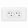 LEGRAND - Kit de prises 2P+T Mosaic - Blanc - 16A - vignette