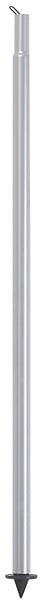 JARDILINE - Mât acier pour voile d'ombrage - Diam.20xH.270cm - large
