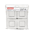 LEGRAND - Lot de 4 interrupteurs va-et-vient Mosaic 10A Blanc - vignette