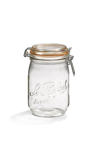 LE PARFAIT - Lot de 6 bocaux 1 litre diamètre 85 - large