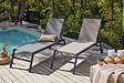 MODE DE VIE - Bain de soleil Hawaï - Aluminium - Taupe - vignette