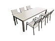 MODE DE VIE - Table de jardin Buffalo 2 - Aluminium - Taupe - 8 personnes - vignette