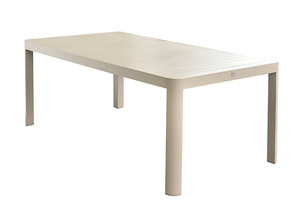 MODE DE VIE - Table de jardin Buffalo 2 - Aluminium - Taupe - 8 personnes - large