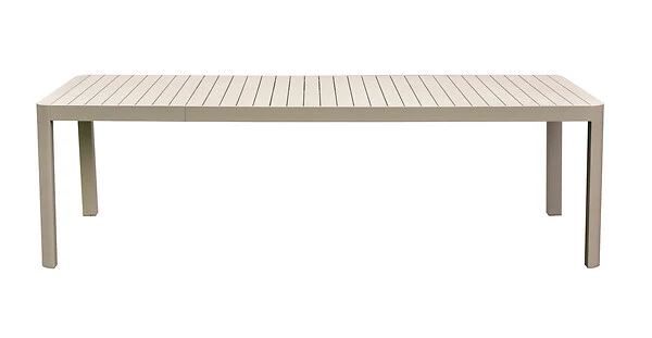 MODE DE VIE - Table de jardin Buffalo 2 - Aluminium - Taupe - 8 personnes - large