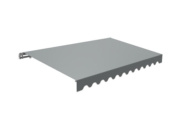 MODE DE VIE - Store manuel rétractable - Gris anthracite - 2.95mx2m - large