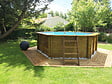 GRE - Piscine Mangue - Bois - Ronde - D4xH1,19m - vignette