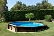 SUNBAY - Piscine en bois Pin Sylvestre Violette 2 - Diam.500xH.127cm - vignette