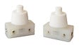 TIBELEC - Lot de 2 interrupteurs à encastrer plastique Blanc - 230W - vignette