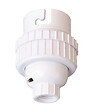 TIBELEC - Adaptateur de douille B22 vers E27 - Plastique - Blanc - 60W - vignette