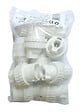 TIBELEC - Adaptateur de douille B22 vers E27 - Plastique - Blanc - 60W - vignette