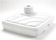 EDA - Pied de parasol carré - Plastique - Blanc - 40L - vignette