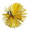 COTEKA - Balai hérisson rond nylon - Jaune - Diam.150mm - vignette