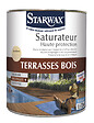STARWAX - Saturateur haute protection terrasses bois - Incolore 1L - vignette