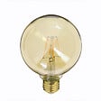 XANLITE - Ampoule LED G95 vintage filament E27 - Verre Ambré - 3,8W - vignette