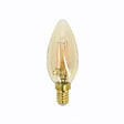 XANLITE - Ampoule déco LED flamme vintage, culot E14, 3,8W, équivalent 30W, 340 lm, lumière très chaude, 1800K, angle 320°, classe énergétique A+ - vignette