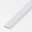 ALFER - Plat 50mm aluminium anodisé argent 1m - vignette
