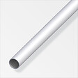ALFER - Tube rond 10mm aluminium anodisé argent 1m - vignette