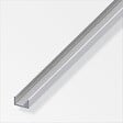 ALFER - U profilé 10x22.5mm aluminium anodisé argent 1m - vignette