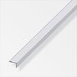 ALFER - Cornière chanfreinée aluminium anodisé argent 14x10mmx1m - vignette