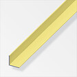 ALFER - Cornière égale aluminium anodisé laiton 10x10mmx1m - vignette
