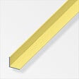 ALFER - Cornière égale aluminium anodisé laiton 15x15mmx1m - vignette